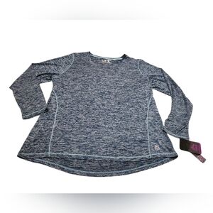 Women’s 2X RBX Performance Heather Blue Long Sleeved Shirt